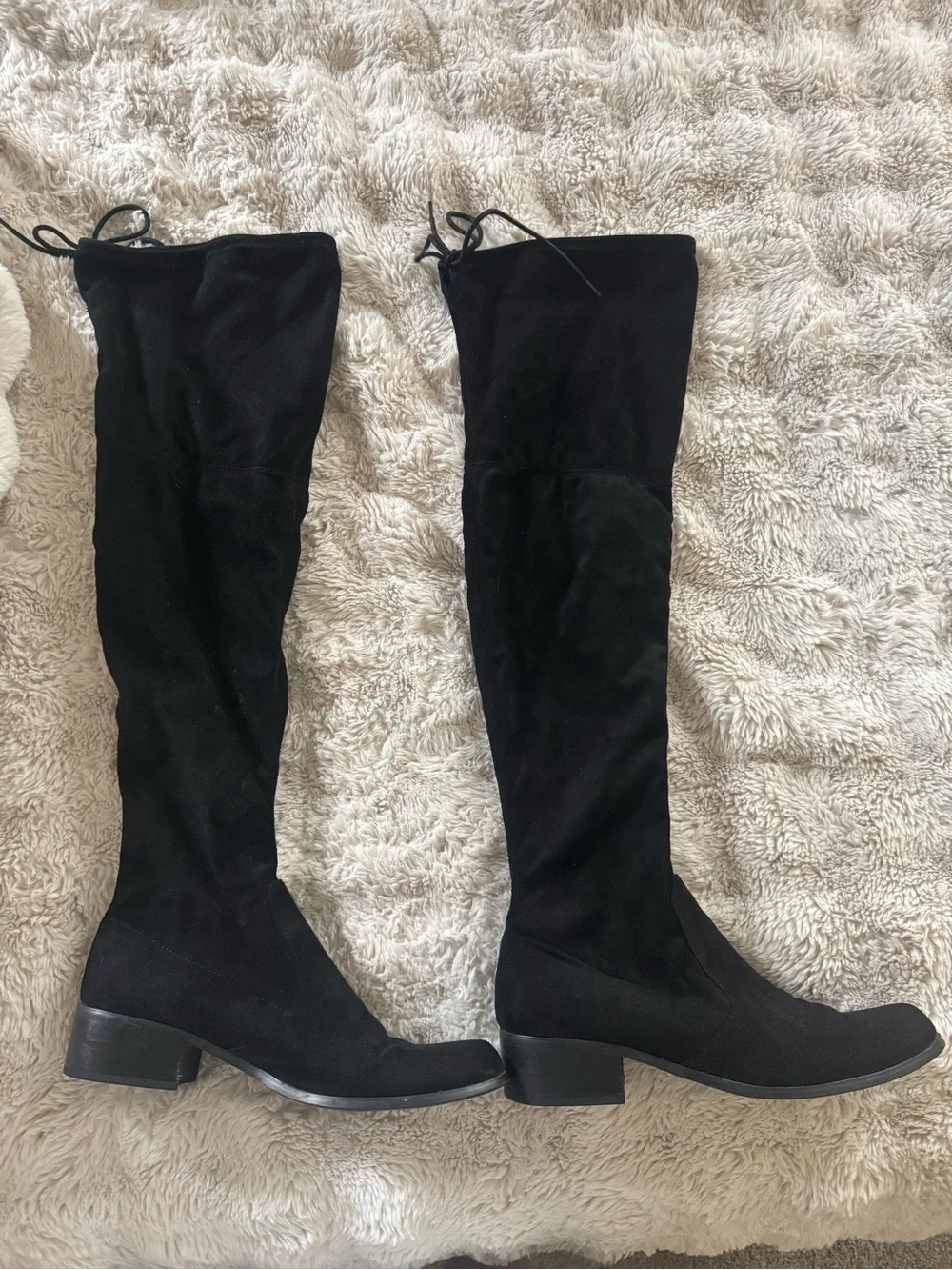 Charles by Charles David Black Over-the-Knee Stretch Boots - Women